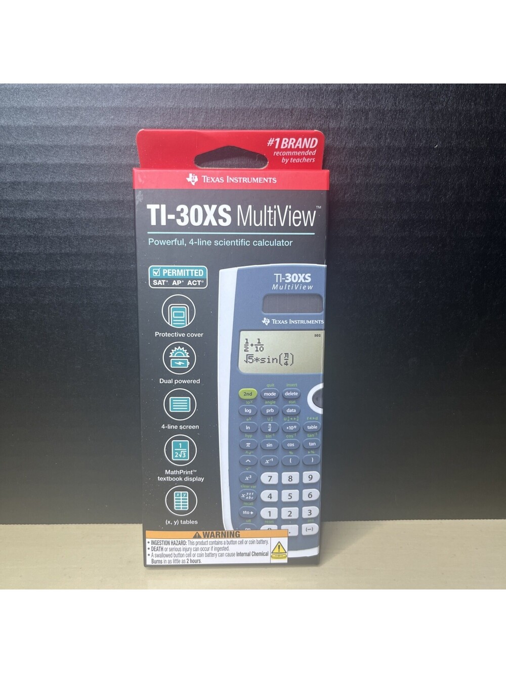 Texas Instruments TI-30XS MultiView Scientific Calculator - New